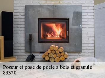 Poseur et pose de poele a bois et granulé 83370